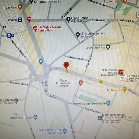 Apartament T2 En Rdc Calme Et Central 5Min A Pieds De La Gare Roanne Zewnętrze zdjęcie